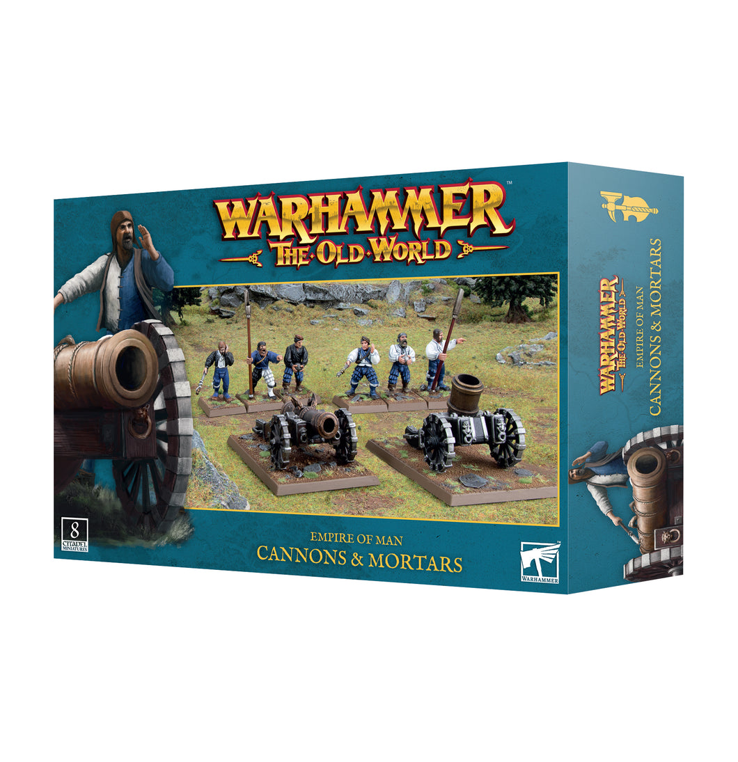 Warhammer The Old World Empire Of Man Cannons & Mortars
