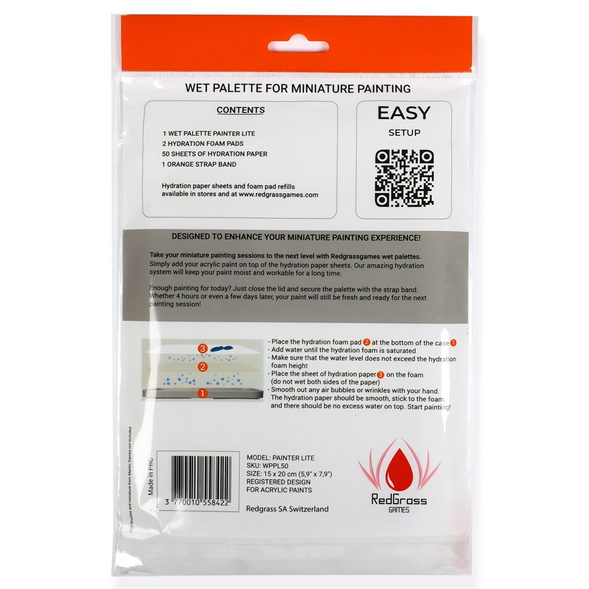 RedGrass Games Painter Lite Wet Palette