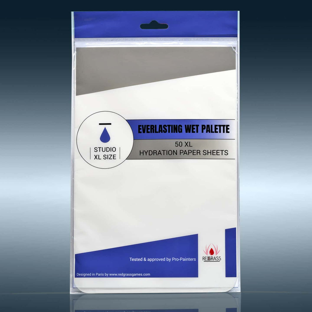 RedGrass Games 50x Hydration Paper Sheets For All Studio Wet Palettes