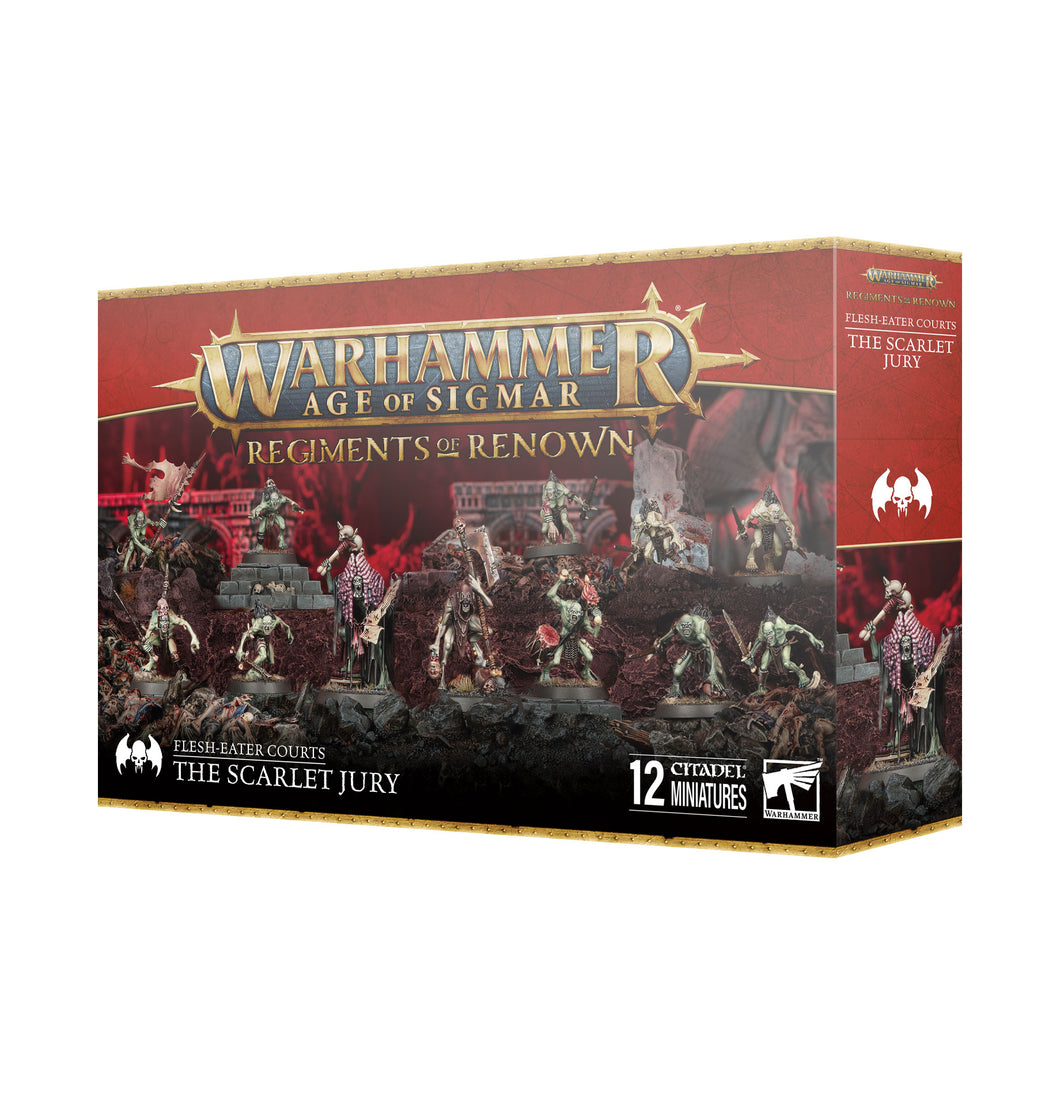 Flesh-Eater Courts The Scarlet Jury Regiments of Renown
