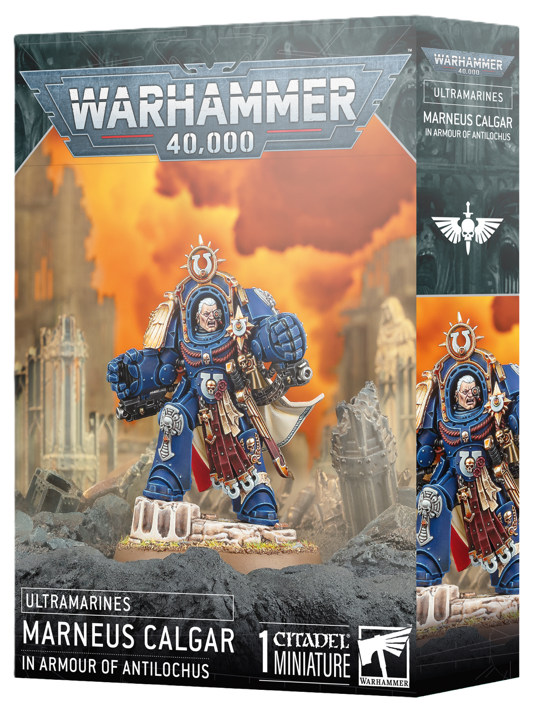 Ultramarines Marneus Calgar In Armour of Antilochus
