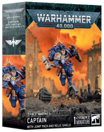 Space Marines Captain With Jump Pack And Relic Shield