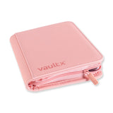 VaultX Exo-Tec Zip Binder Just Pink 4 Pocket