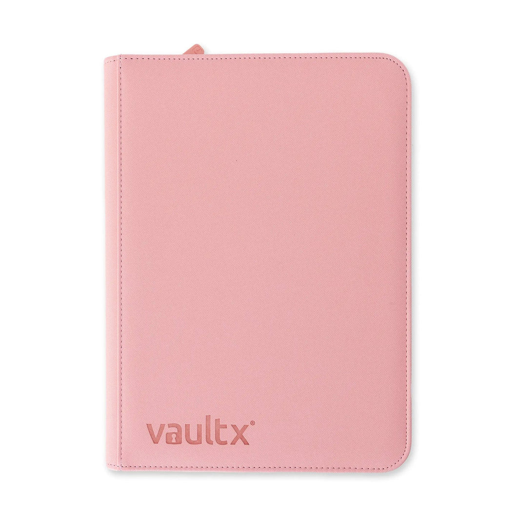 VaultX Exo-Tec Zip Binder Just Pink 9 Pocket