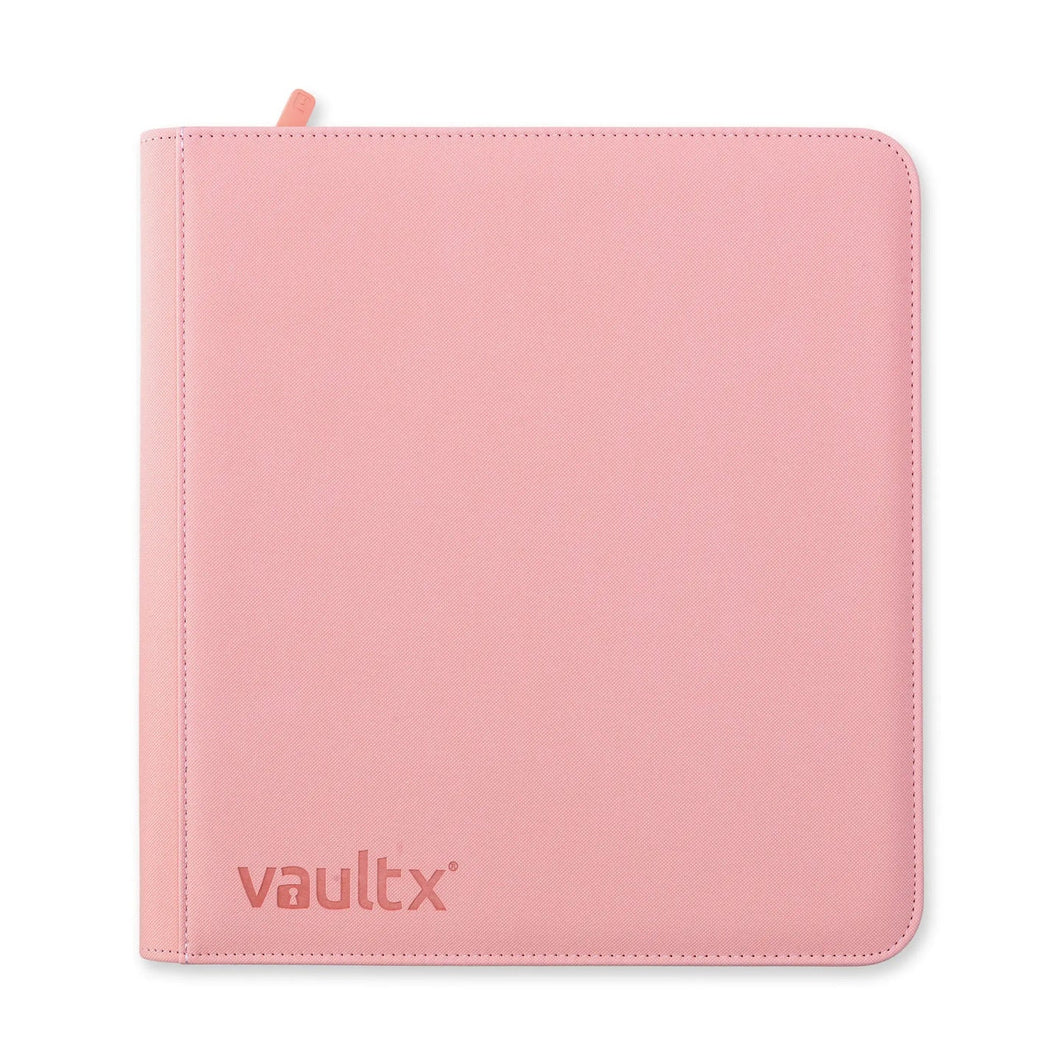 VaultX Exo-Tec Zip Binder Just Pink 12 Pocket