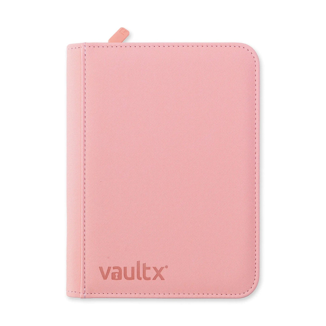 VaultX Exo-Tec Zip Binder Just Pink 4 Pocket