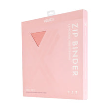 Load image into Gallery viewer, VaultX Exo-Tec Zip Binder Just Pink 12 Pocket