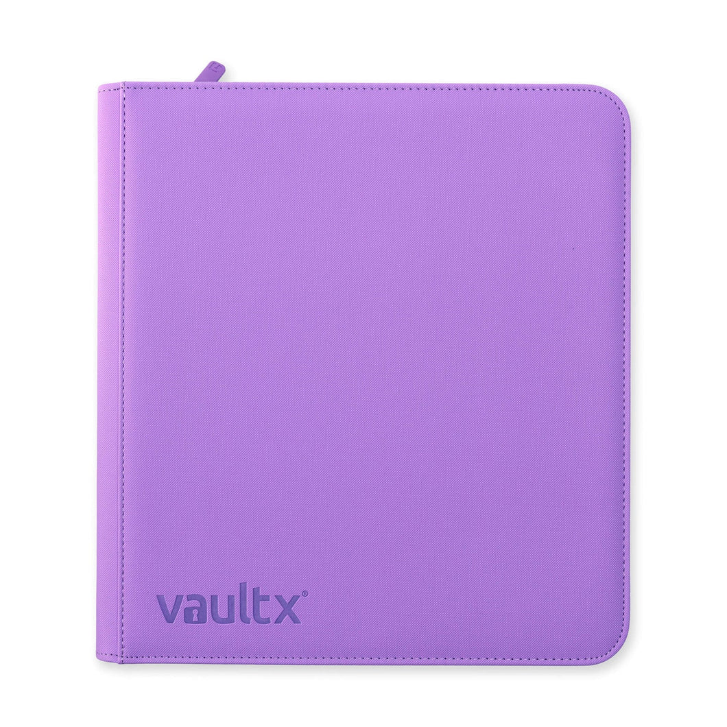 VaultX Exo-Tec Zip Binder Just Purple 12 Pocket