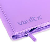 VaultX Exo-Tec Zip Binder Just Purple 12 Pocket