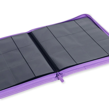 VaultX Exo-Tec Zip Binder Just Purple 12 Pocket