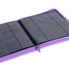 Load image into Gallery viewer, VaultX Exo-Tec Zip Binder Just Purple 12 Pocket