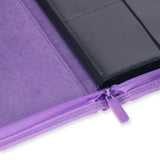 VaultX Exo-Tec Zip Binder Just Purple 4 Pocket