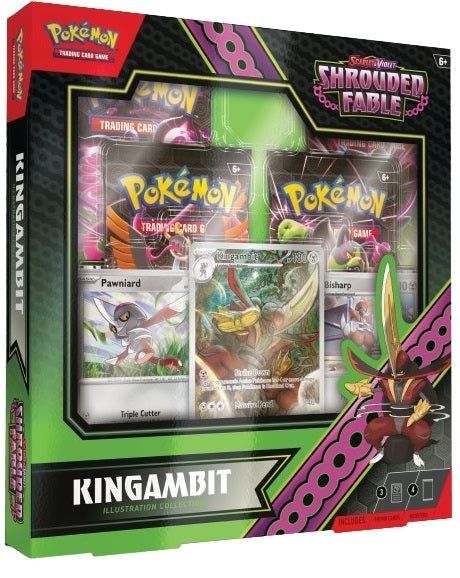 Pokemon TCG Scarlet & Violet 6.5 Shrouded Fable Kingambit Illustration Collection