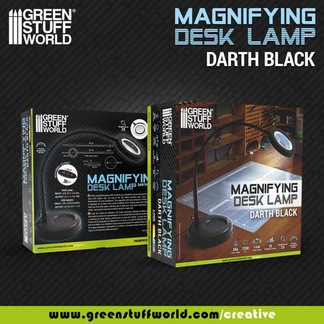 Green Stuff World Lamp With Magnifying Glass Darth Black