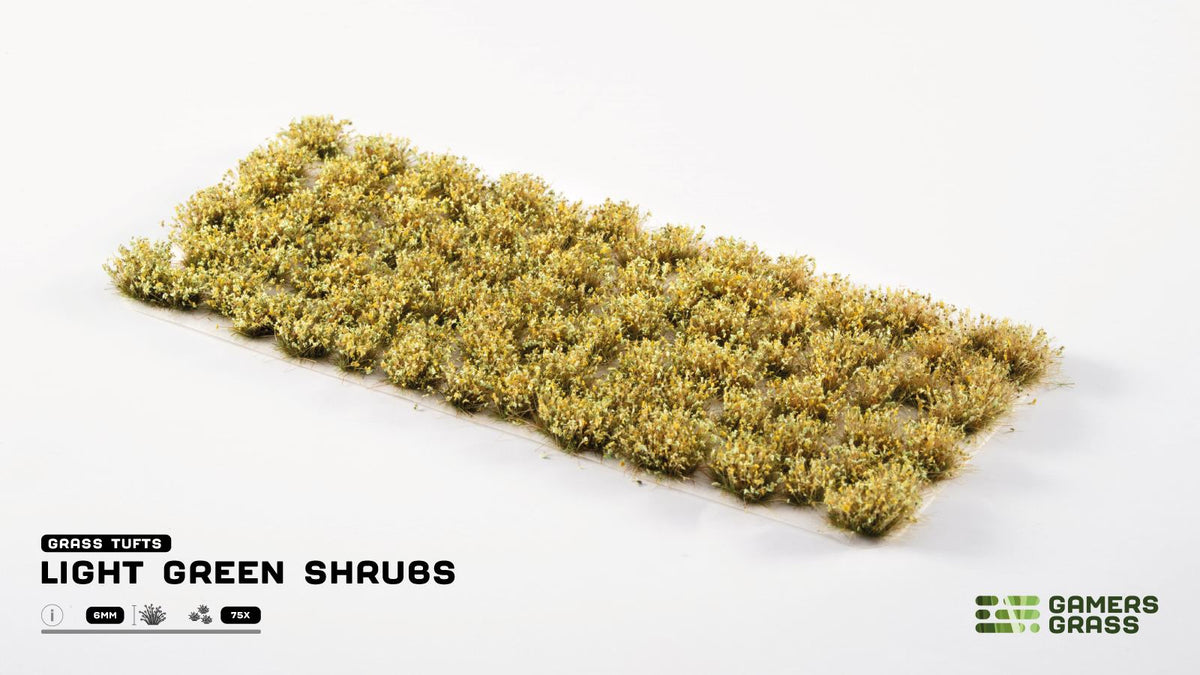 Gamers Grass Light Green Shrubs