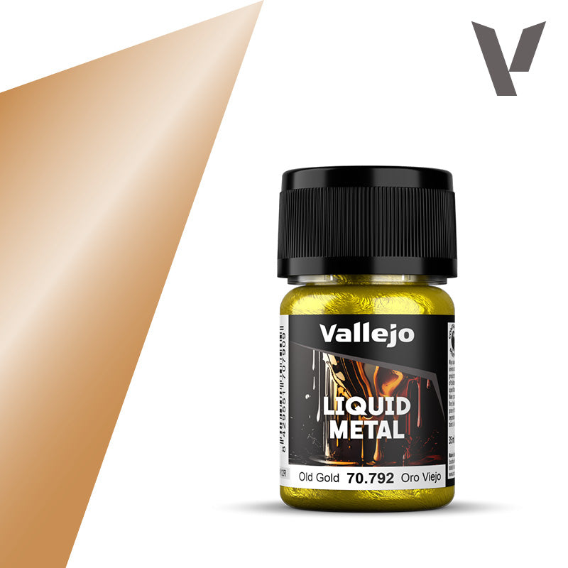 Vallejo Liquid Metal - Old Gold 70.792