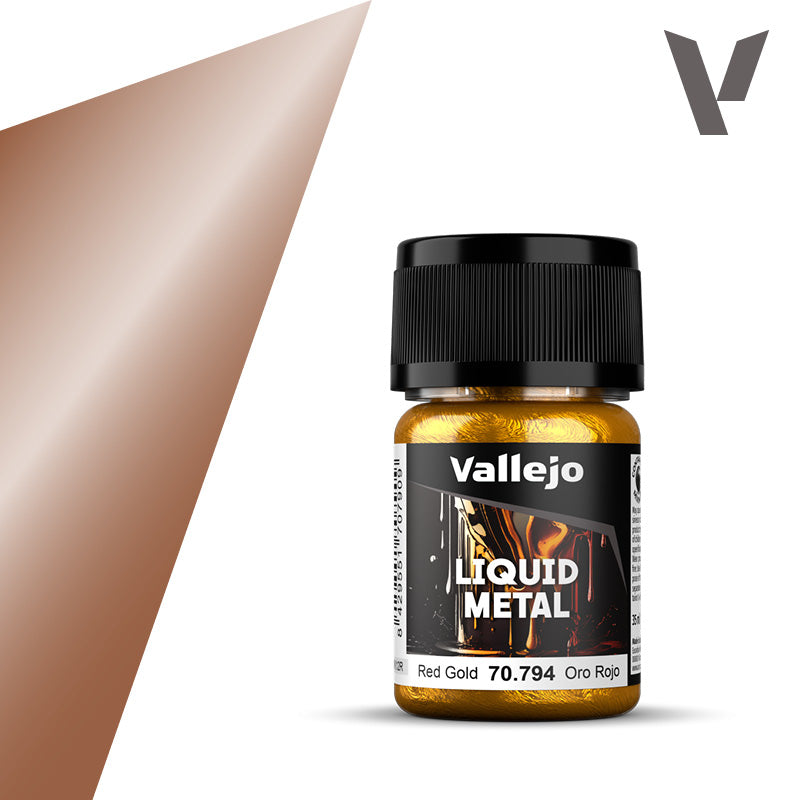 Vallejo Liquid Metal - Red Gold 70.794
