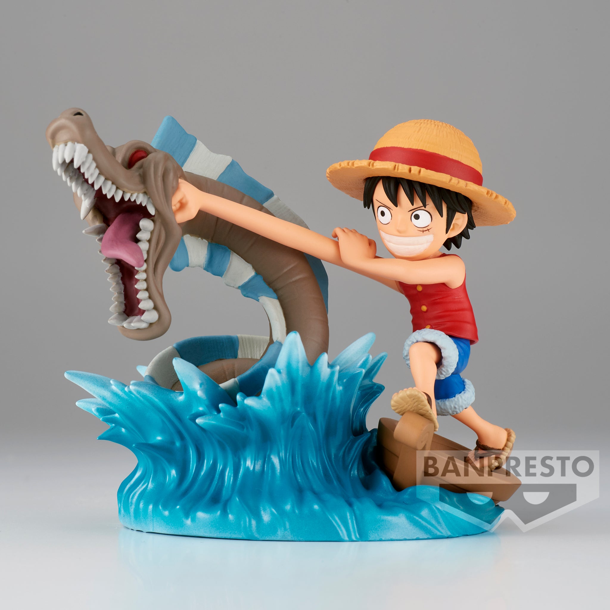sea monsters one piece One Piece World Collectable Figure Log Stories: Luffy vs Sea Monster – Travelling Man UK
