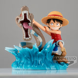 One Piece World Collectable Figure Log Stories: Luffy vs Sea Monster