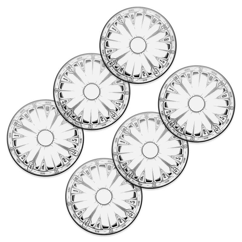 Green Stuff World Transparent Compatible WH40k Target Markers x6