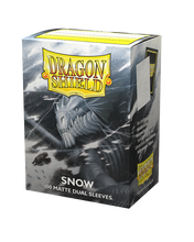 Load image into Gallery viewer, Dragon Shield Matte Dual Sleeves Standard Size -  Snow