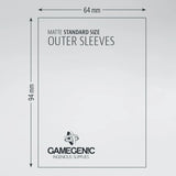 Gamegenic Matte Outer Sleeves: Standard Size 64x94mm (50 ct)