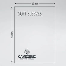 Load image into Gallery viewer, Gamegenic Soft Sleeves: 67x94mm (100 ct)