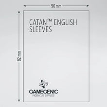 Load image into Gallery viewer, Gamegenic Board Game Sleeves: CATAN English Clear Matte (60 ct)