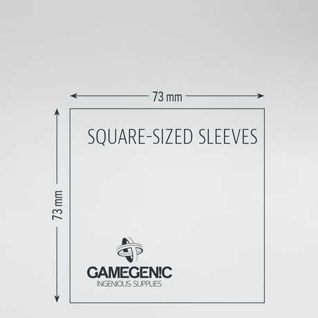Gamegenic Prime Square Matte Board Game Sleeves (Blue)