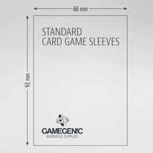 Load image into Gallery viewer, Gamegenic Gray Standard Card Game Prime Sleeves 66x91 mm (50 ct)