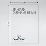 Gamegenic Board Game Sleeves: Standard Card Game Clear Matte (50 ct)