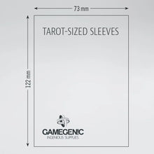 Load image into Gallery viewer, Gamegenic Board Game Sleeves: Tarot-Size Clear (50 ct)