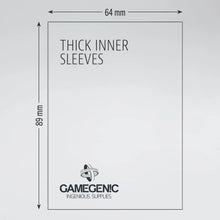 Load image into Gallery viewer, Gamegenic Thick Inner Sleeves: Standard Size Cards 64x89mm (50 ct)