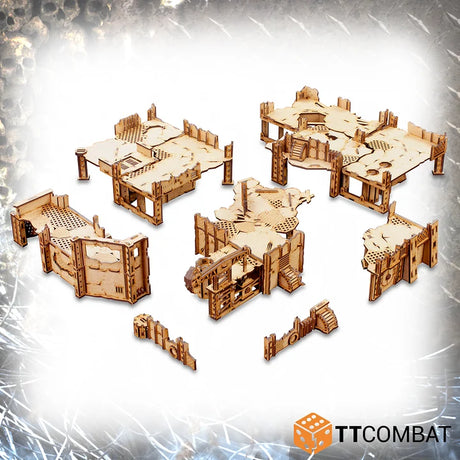 TTCombat Tabletop Scenics - Sci-fi Gothic Orc Mega Bunker