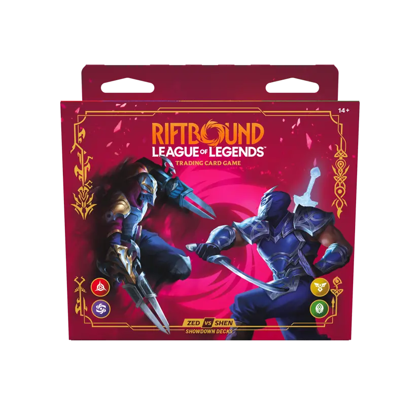 Riftbound League of Legends TCG Zed vs Shen Showdown Decks