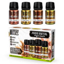 Load image into Gallery viewer, Green Stuff World Metallic Pigments Set 30ml