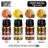 Green Stuff World Metallic Pigments Set 30ml