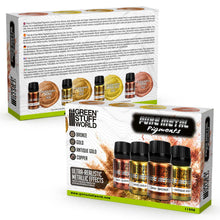 Load image into Gallery viewer, Green Stuff World Metallic Pigments Set 30ml