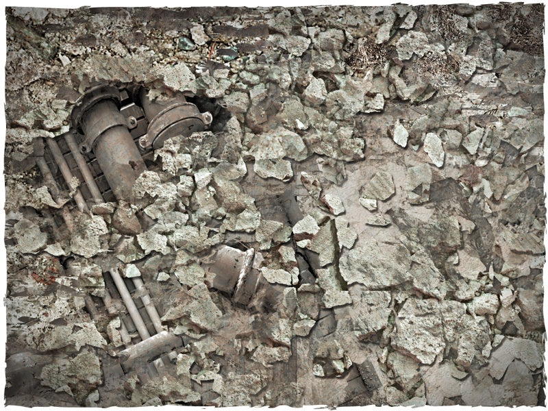 Deep Cut Studios - Urban Ruins - 6ftx4ft Mousepad