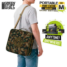 Load image into Gallery viewer, Green Stuff World Miniature Portable Paint Station Camo