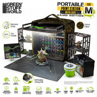 Green Stuff World Miniature Portable Paint Station Camo