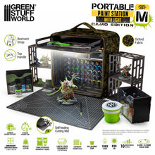 Load image into Gallery viewer, Green Stuff World Miniature Portable Paint Station Camo