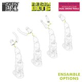 Green Stuff World Modular Clear Dual Smoke Trails For Jump Packs