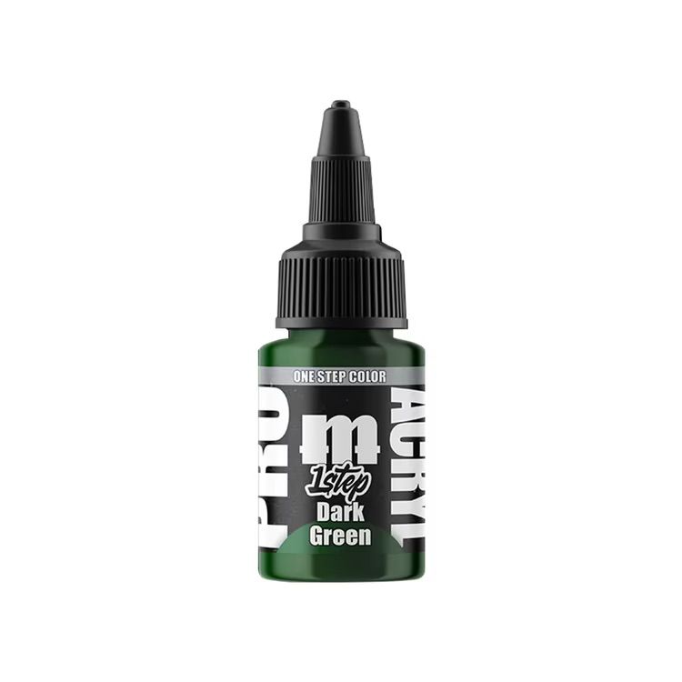 Pro Acryl 1-Step Color Dark Green 22ml