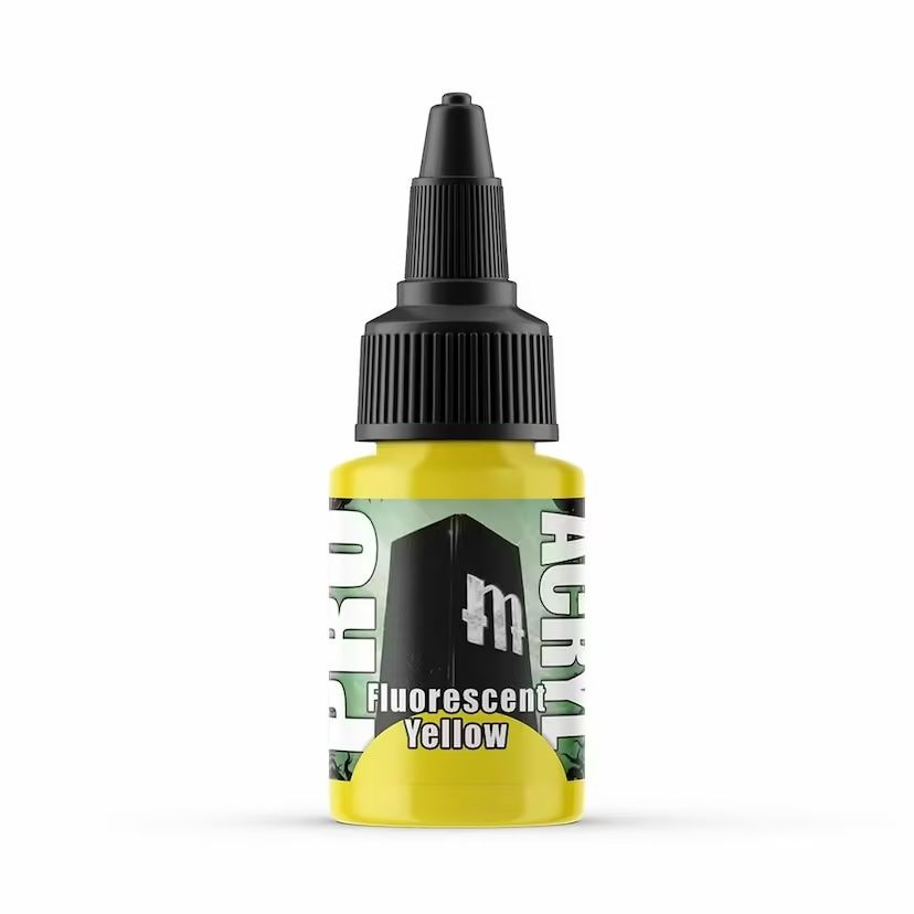 Pro Acryl Fluorescent Yellow 22ml