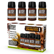 Green Stuff World Natural Earth Pigments No.1 Set 30ml