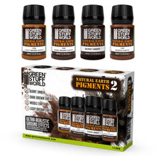 Load image into Gallery viewer, Green Stuff World Natural Earth Pigments No.2 Set 30ml