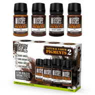 Green Stuff World Natural Earth Pigments No.2 Set 30ml