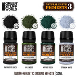 Green Stuff World Natural Earth Pigments No.3 Set 30ml