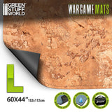 Green Stuff World Neoprene Mat 44x60 Dreadrock Badlands with Deployment Lines